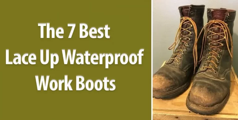 Waterproof Lace up Work Boots