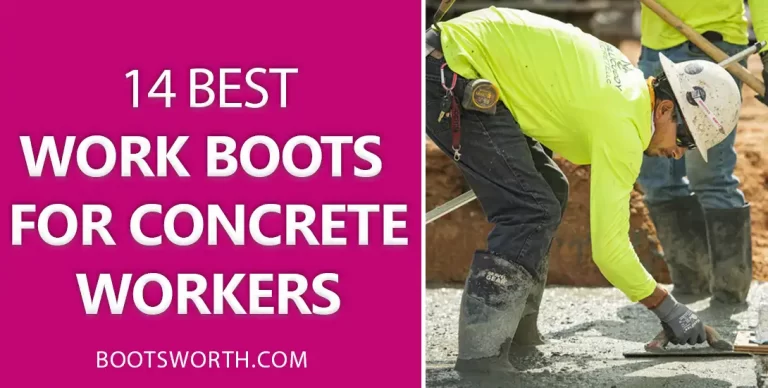 Best Work Boots For Concrete workers
